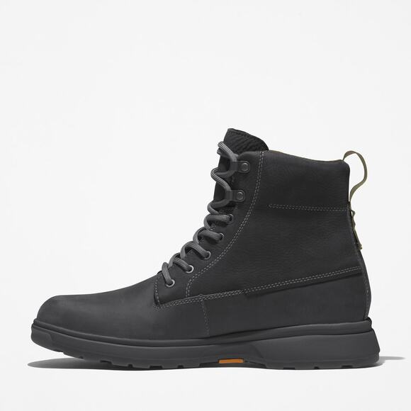 TIMBERLAND MEN\'S 13 ATWELLS AVE ANKLE BOOT JET BLACK NUBUCK NIB main image 9